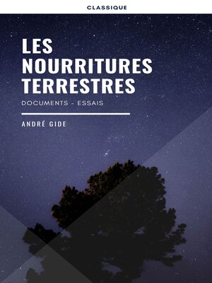 cover image of Les Nourritures terrestres